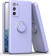 Samsung Galaxy A50 Back Cover | Telefoonhoesje | Ring Houder | Lila