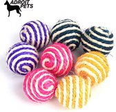 kattenspeeltjes Balletje - Set van 4 Stuks Catnip - Intelligentie - Kattenspeelgoed - Belletje - Bal - Met geluid