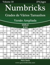 Numbricks Grades de Varios Tamanhos Versao Ampliada - Dificil - Volume 10 - 276 Jogos