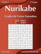 Nurikabe Grades de Varios Tamanhos - Facil Ao Dificil - Volume 1 - 276 Jogos