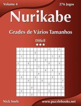 Nurikabe Grades de Varios Tamanhos - Dificil - Volume 4 - 276 Jogos