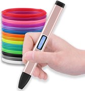 3d Pen – 3D pen starterspakket – Tekendoos voor kinderen – 3D pen vullingen – 60 meter vullingen – 10 stencils