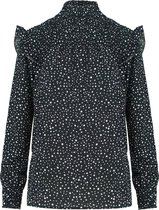 Sterren Col Blouse Wit