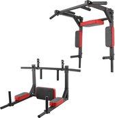 Multifunctionele Tractiebar Home Gym - Wall mount - Optrekstang - Krachtstation - Pull up & Dip