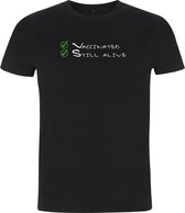 T-shirt | Vaccinated Still Alive - Dames, S