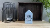 Life is better at the beach - Woondecoratie - Hout - Blauw
