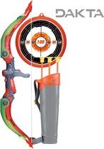 Pijl en boog set 3-delig | Boog met LED verlichting | Pijl en boog voor kinderen | Met schietschijf | Pijl en boog speelgoed | Met 3 pijlen | Met pijlkoker