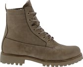 Blackstone OL22 FUNGI - LACE UP BOOTS - FUR  - Vrouw - Beige - Maat: 40