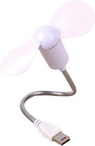 USB Ventilator - Flexibel Mini Ventilator - Mini Fan USB - Wit