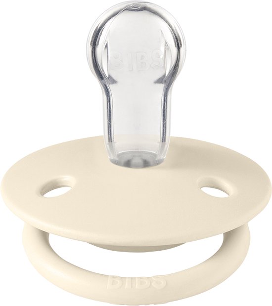 Bibs De Lux Ivory Silicone Fopspeen 1010216C bol