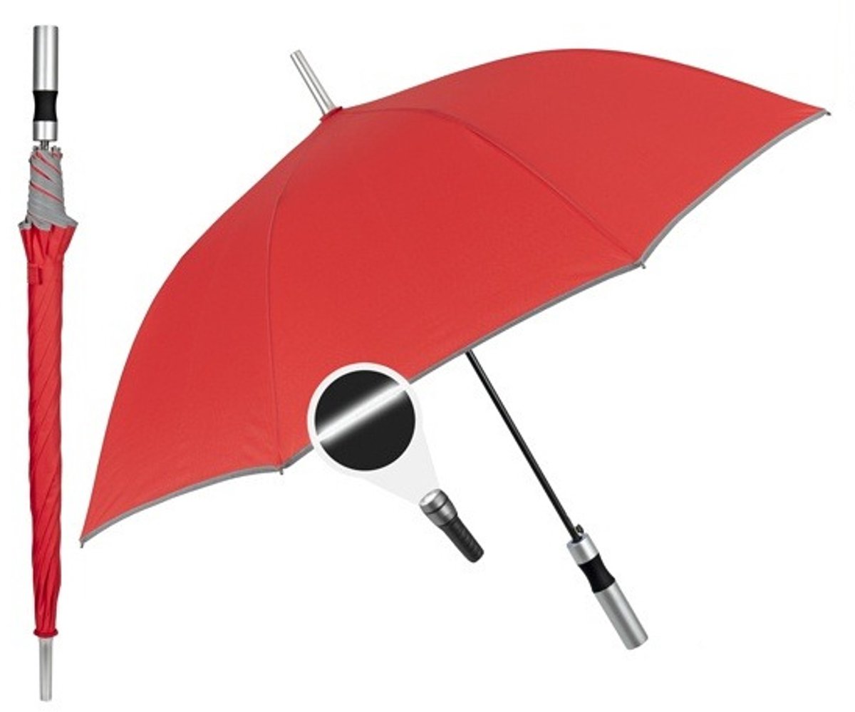 Perletti Paraplu Automatisch 65 X 103 Cm Microvezel Rood