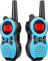 Walkie Talkie Set - 2 Stuks Blauw - Kinderen - Draadloze Walkie Talkie Radio’s - Tot 1 Kilometer - Berichten Sturen & Ontvangen - Speelgoed