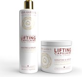 Kera Queens - duo Argan Lifting Masker - 2 producten - Shampoo - Haarmasker - botox - nieuw - verzorging - gezond - haar - voedend