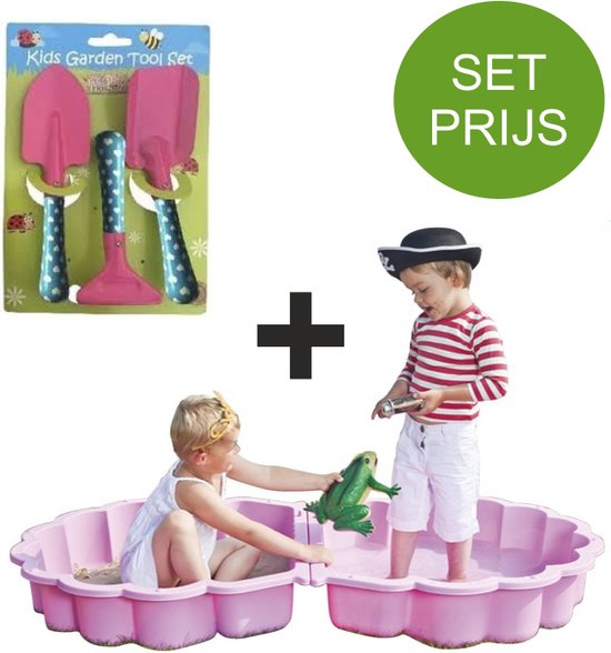 Zandbak Schelp Roze Met Tuinset Met 3 Tuin Accessoires Bol zandbak-schelp-roze-met-tuinset-met-3-tuin-accessoires-bol