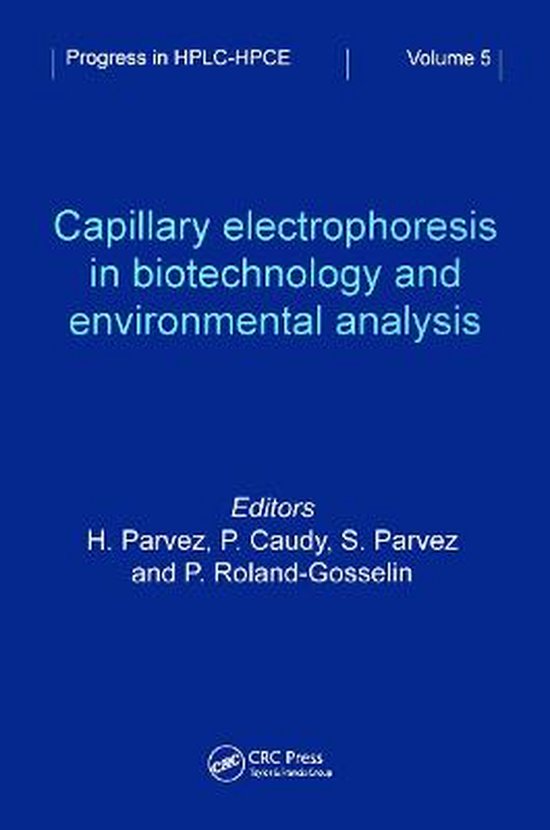 Capillary Electrophoresis in Biotechnology and Environmental ... - cover