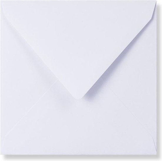 Luxe Vierkante Enveloppen 14x14 cm (140x140 mm) - 110 g/m² - Crème
