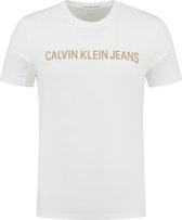 Calvin Klein Institutionale Logo Slim SS T-shirt Mannen - Maat XXL