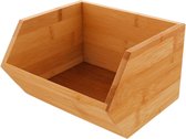 Bamboe Opbergbox set van 2 - Organizer - Container 17 x 15,5 x 11 cm - Opbergbakje - Storage Doos, By Zenmind