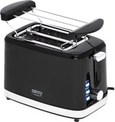 MS Broodrooster - 6 standen - Toaster - 900W - Zwart