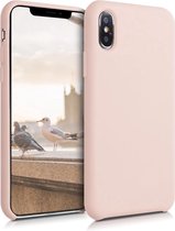 Iphone Xs max Silicone TPU case roze