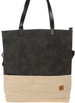 Zwart Praha schoudertas / shopper