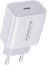 Xssive USB-C 20W Adapter Snellader Voor iPhone 11 , 12, 12 pro , 13 / iPad Pro - XSS-AC61PD