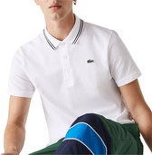 Lacoste Ribbed Collar Poloshirt Mannen - Maat L