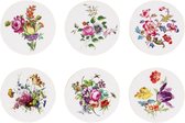 &Klevering - Onderzetters floral (set van 6) - Onderzetters