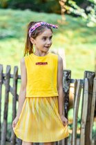 Quapi meisjes mouwloze jurk Mai Yellow Sun