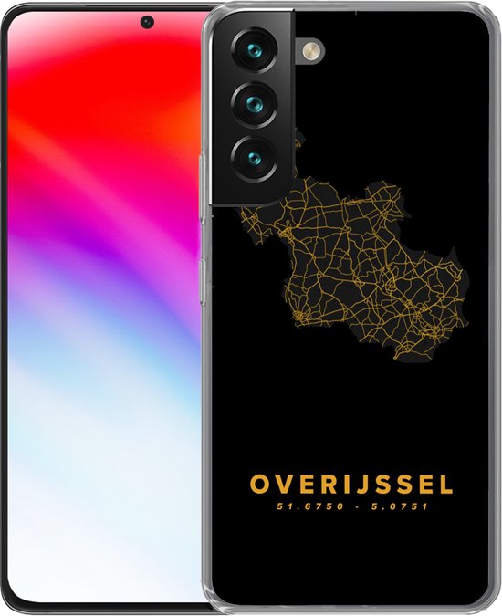 Coque Samsung Galaxy S22 - Nederland - Pays-Bas - Noir et or - Coque de téléphone en Siliconen