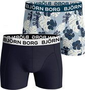 Björn Borg Cotton Stretch boxers - heren boxers normale lengte (2-pack) - multicolor - Maat: L