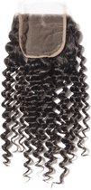 Raw Indian 5x5 Closure Curly 16"/40cm