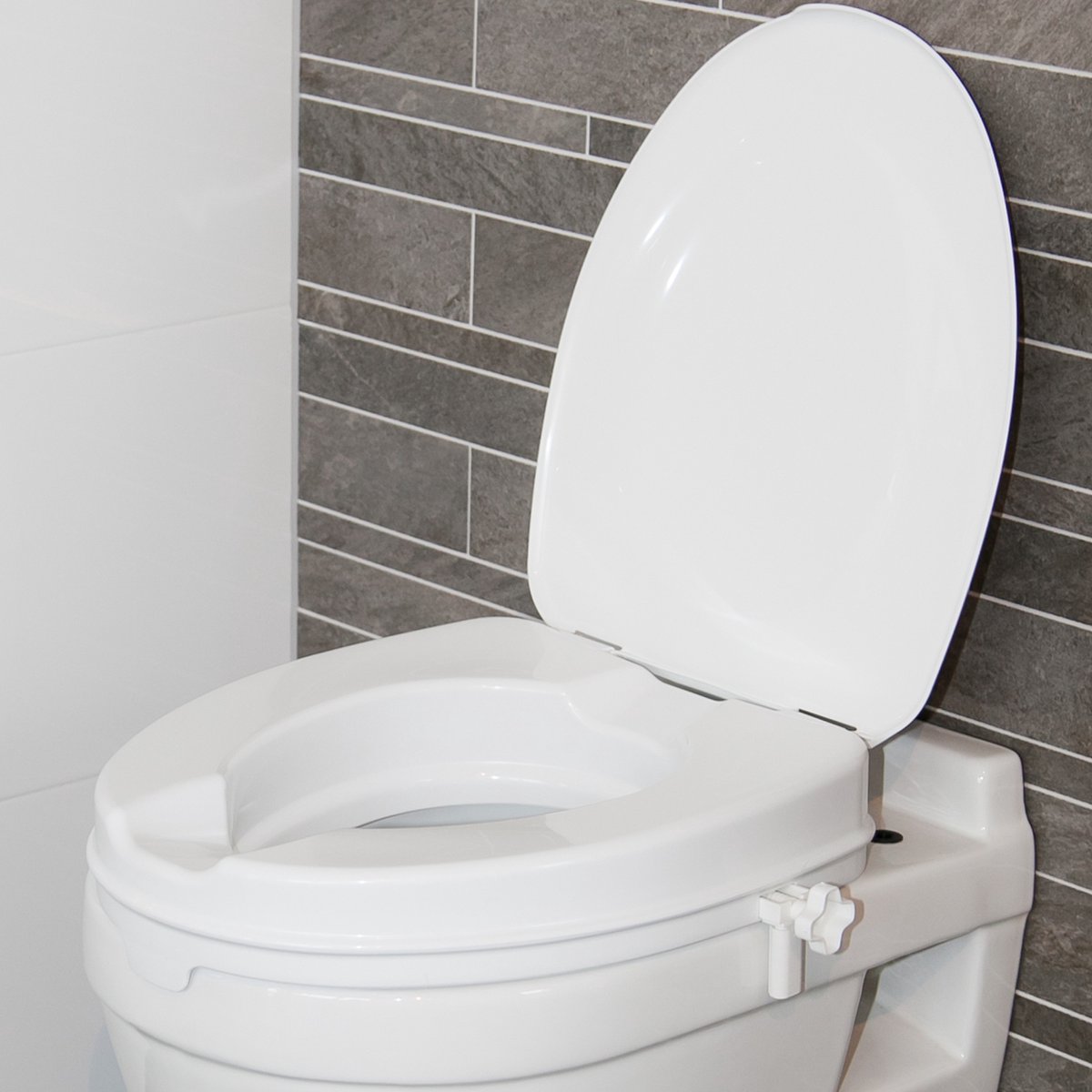 Goedkoopste Toiletverhoger - 5 cm met deksel - Atlantis