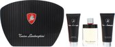 Tonino Lamborghini Invincibile Eau De Toilette 3 Pieces Gift Set