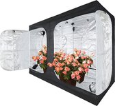 Indoor Growbox 200x200x200cm - Hobbykas Voor Binnen - Kweektent - Growtent - Greenhouse - Waterdicht - 600D Oxford Stof - Zwart