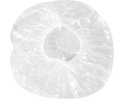 100x Oor Beschermer Plastic - Douche Kapje voor Oren - Oor Muts - Bescherm oren bij oorontsteking