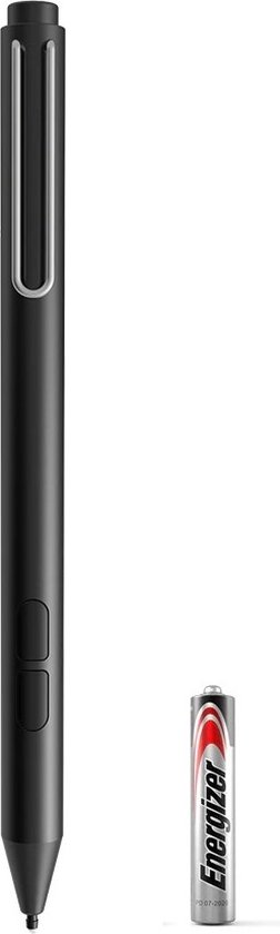 DrPhone Pro Logic3 - Stylet Actif - Ergonomique - Batterie Longue - Sensibilité à la Pression 1024 - Rejet Paume - Convient pour Surface Pro 7+/ Surface Pro 7/ Surface Pro 6 - Zwart