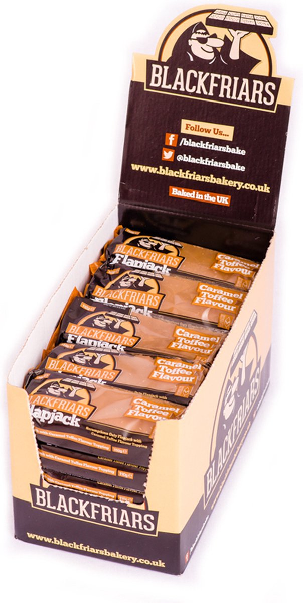 Goedkoopste Flapjacks 25x 110gr Caramel Toffee