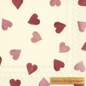Emma Bridgewater Pink Hearts - 40 servetten