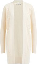 WE Fashion Dames fijngebreid vest met structuur.