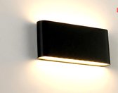 Beelen Buitenlamp Zwart - LED Buitenverlichting - Moderne Muurlamp - Buitenlamp - Tuin - Waterdicht - Slaapkamer - Wandverlichting - Binnen
