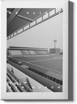 Walljar - Stadion de Vliert - Muurdecoratie - Poster