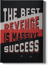 Walljar - The Best Revenge - Muurdecoratie - Canvas schilderij