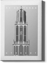 Walljar - De Domtoren - Muurdecoratie - Poster