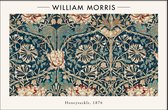 Walljar - William Morris - Honeysuckle - Muurdecoratie - Canvas schilderij