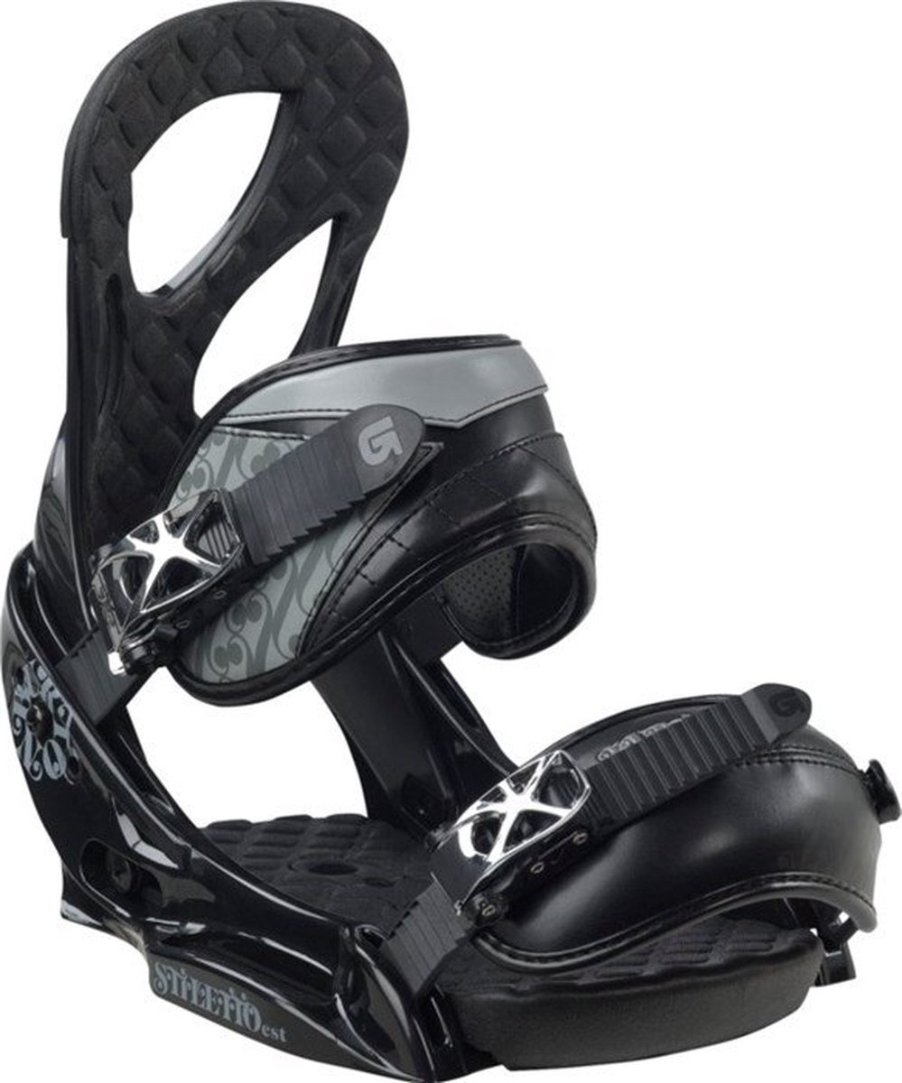 Burton Stiletto EST Snowboardbindingen Dames 34 36.5 Zwart