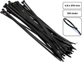 PD® - Kabelbinders - Tiewraps - 4,8 x 370 mm - 100 delig - Zwart