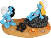 Aqua della smurfen strand smurfin & potige smurf 16,2x9,6x9,3cm meerkleurig