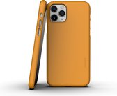 Apple iPhone 11 Pro Hoesje - Nudient - Thin Precise Serie - Hard Kunststof Backcover - Saffron Yellow - Hoesje Geschikt Voor Apple iPhone 11 Pro