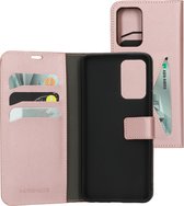 Mobiparts hoesje geschikt voor Samsung Galaxy A52/A52 5G/A52s 5G - Wallet/Boekhoesje - Eco Leer - Magneet Sluiting - Opberg vakken - Roze